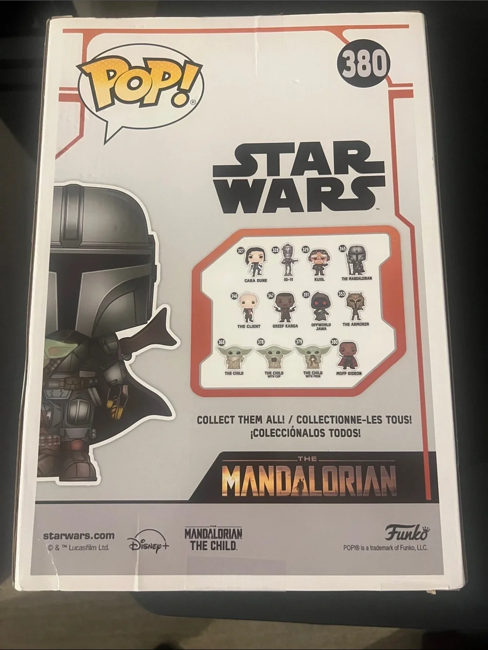 Jumbo Funko Pop #380 Star Wars The Mandalorian with the Child